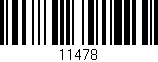 Código de barras (EAN, GTIN, SKU, ISBN): '11478'