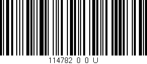 Código de barras (EAN, GTIN, SKU, ISBN): '114782_0_0_U'