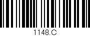 Código de barras (EAN, GTIN, SKU, ISBN): '1148.C'