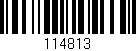 Código de barras (EAN, GTIN, SKU, ISBN): '114813'