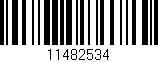 Código de barras (EAN, GTIN, SKU, ISBN): '11482534'