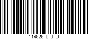 Código de barras (EAN, GTIN, SKU, ISBN): '114828_0_0_U'