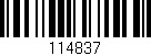 Código de barras (EAN, GTIN, SKU, ISBN): '114837'