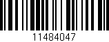 Código de barras (EAN, GTIN, SKU, ISBN): '11484047'