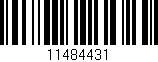 Código de barras (EAN, GTIN, SKU, ISBN): '11484431'