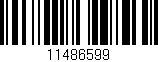 Código de barras (EAN, GTIN, SKU, ISBN): '11486599'