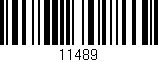Código de barras (EAN, GTIN, SKU, ISBN): '11489'