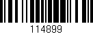 Código de barras (EAN, GTIN, SKU, ISBN): '114899'