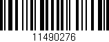 Código de barras (EAN, GTIN, SKU, ISBN): '11490276'