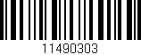 Código de barras (EAN, GTIN, SKU, ISBN): '11490303'