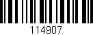 Código de barras (EAN, GTIN, SKU, ISBN): '114907'