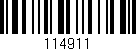 Código de barras (EAN, GTIN, SKU, ISBN): '114911'