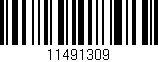 Código de barras (EAN, GTIN, SKU, ISBN): '11491309'