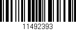 Código de barras (EAN, GTIN, SKU, ISBN): '11492393'