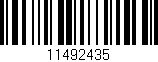 Código de barras (EAN, GTIN, SKU, ISBN): '11492435'