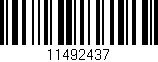 Código de barras (EAN, GTIN, SKU, ISBN): '11492437'