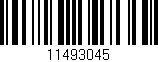 Código de barras (EAN, GTIN, SKU, ISBN): '11493045'