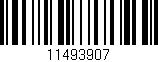 Código de barras (EAN, GTIN, SKU, ISBN): '11493907'