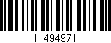 Código de barras (EAN, GTIN, SKU, ISBN): '11494971'
