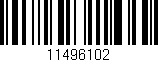 Código de barras (EAN, GTIN, SKU, ISBN): '11496102'