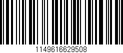 Código de barras (EAN, GTIN, SKU, ISBN): '1149616629508'