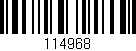 Código de barras (EAN, GTIN, SKU, ISBN): '114968'