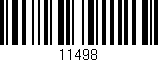 Código de barras (EAN, GTIN, SKU, ISBN): '11498'