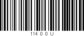 Código de barras (EAN, GTIN, SKU, ISBN): '114_0_0_U'