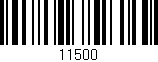 Código de barras (EAN, GTIN, SKU, ISBN): '11500'