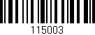 Código de barras (EAN, GTIN, SKU, ISBN): '115003'
