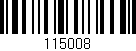 Código de barras (EAN, GTIN, SKU, ISBN): '115008'