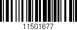 Código de barras (EAN, GTIN, SKU, ISBN): '11501677'