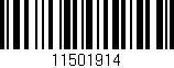 Código de barras (EAN, GTIN, SKU, ISBN): '11501914'