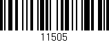 Código de barras (EAN, GTIN, SKU, ISBN): '11505'