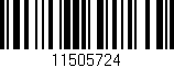 Código de barras (EAN, GTIN, SKU, ISBN): '11505724'