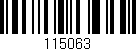 Código de barras (EAN, GTIN, SKU, ISBN): '115063'