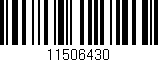 Código de barras (EAN, GTIN, SKU, ISBN): '11506430'