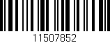 Código de barras (EAN, GTIN, SKU, ISBN): '11507852'