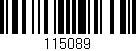 Código de barras (EAN, GTIN, SKU, ISBN): '115089'