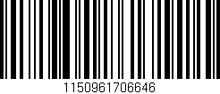 Código de barras (EAN, GTIN, SKU, ISBN): '1150961706646'