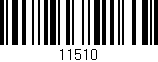 Código de barras (EAN, GTIN, SKU, ISBN): '11510'