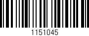 Código de barras (EAN, GTIN, SKU, ISBN): '1151045'