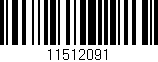Código de barras (EAN, GTIN, SKU, ISBN): '11512091'