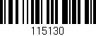 Código de barras (EAN, GTIN, SKU, ISBN): '115130'