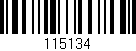 Código de barras (EAN, GTIN, SKU, ISBN): '115134'