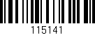 Código de barras (EAN, GTIN, SKU, ISBN): '115141'