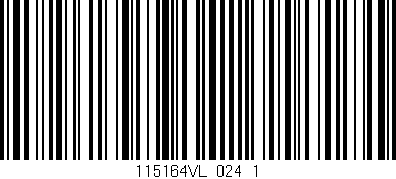 Código de barras (EAN, GTIN, SKU, ISBN): '115164VL_024_1'