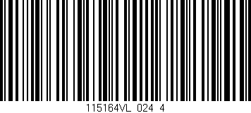 Código de barras (EAN, GTIN, SKU, ISBN): '115164VL_024_4'