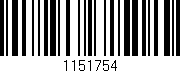 Código de barras (EAN, GTIN, SKU, ISBN): '1151754'