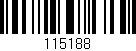 Código de barras (EAN, GTIN, SKU, ISBN): '115188'